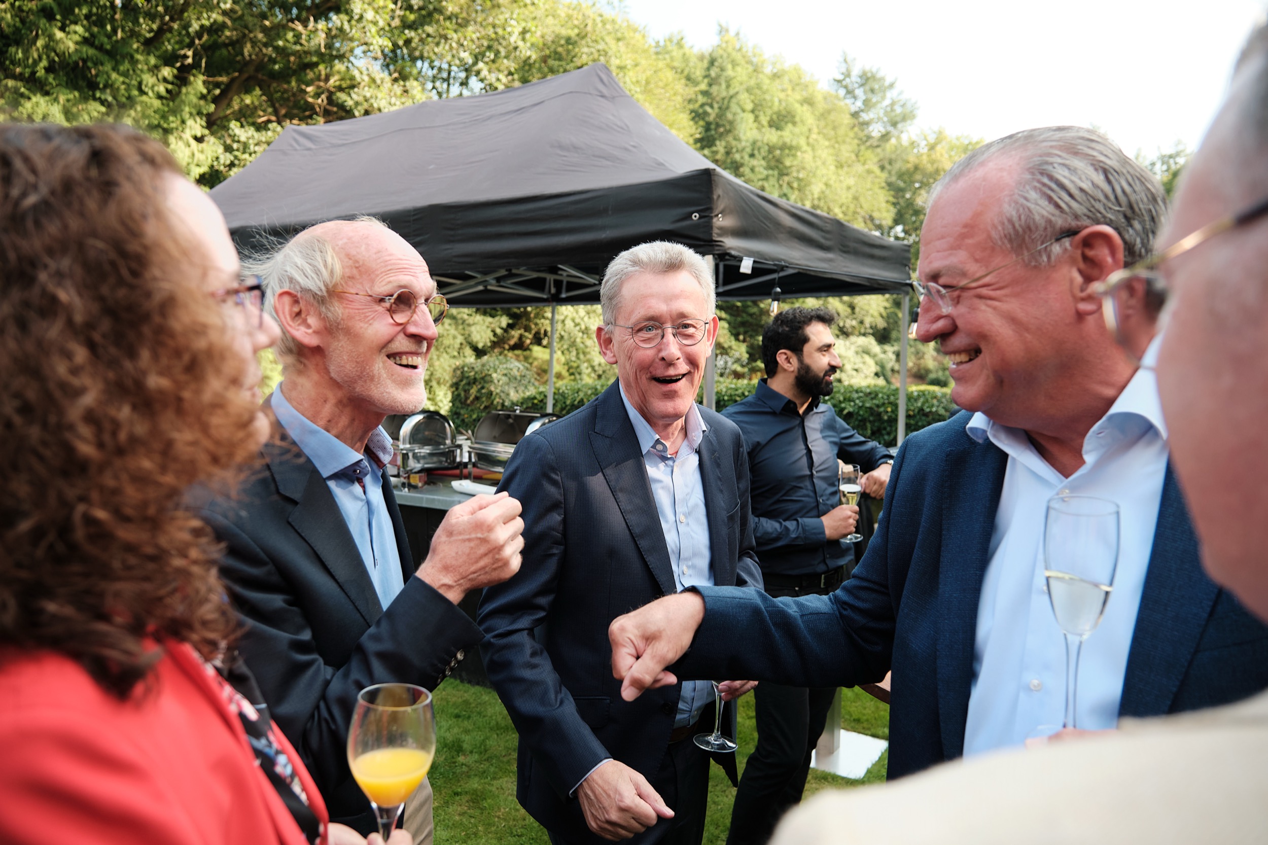 VOC afscheids BBQ van Jos Goebels in kasteel Hooge Vuursche