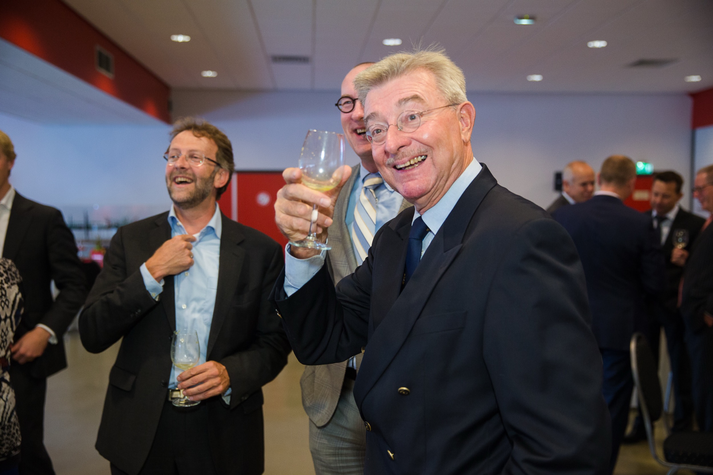 tijdens Fred Brouwer voormalig CFO op IHC Merwede in Sliedrecht door Stefan Segers