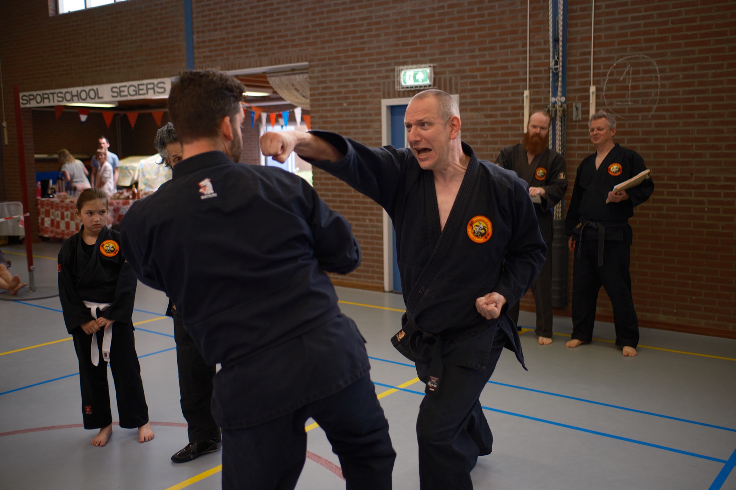 shaolin kempo examens van de leerlingen