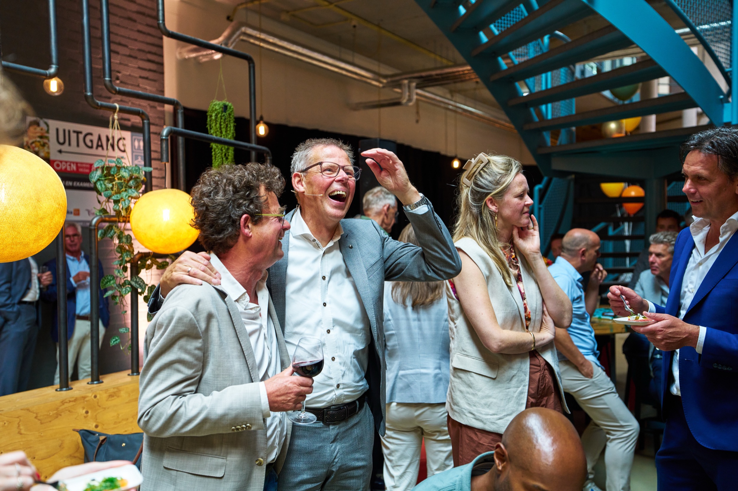 Tijdens het afscheidsevent van Doekle Terpstra bij Techniek Nederland